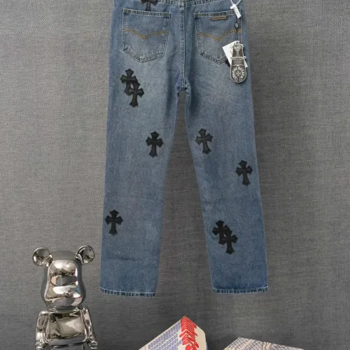 Cheap Chrome Hearts Jeans For Men #1430756 Replica Wholesale [$48.00 USD] [ITEM#1430756] on Replica Chrome Hearts Jeans
