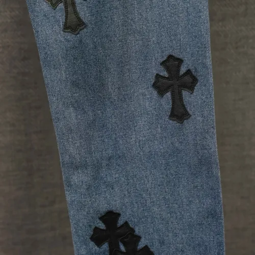 Cheap Chrome Hearts Jeans For Men #1430756 Replica Wholesale [$48.00 USD] [ITEM#1430756] on Replica Chrome Hearts Jeans