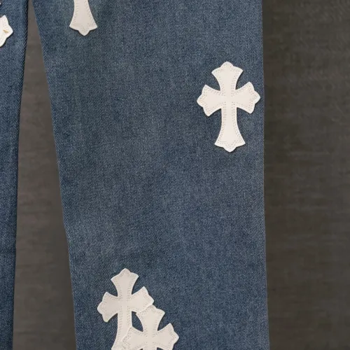 Cheap Chrome Hearts Jeans For Men #1430760 Replica Wholesale [$48.00 USD] [ITEM#1430760] on Replica Chrome Hearts Jeans