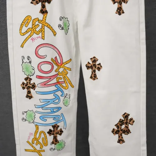 Cheap Chrome Hearts Jeans For Men #1430762 Replica Wholesale [$48.00 USD] [ITEM#1430762] on Replica Chrome Hearts Jeans