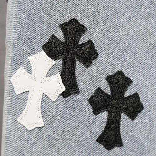 Cheap Chrome Hearts Jeans For Men #1430766 Replica Wholesale [$52.00 USD] [ITEM#1430766] on Replica Chrome Hearts Jeans