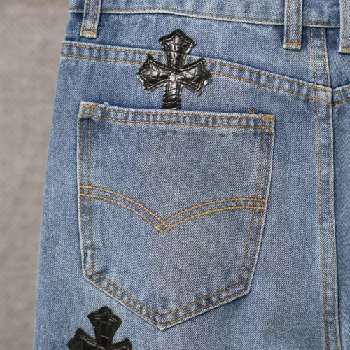 Cheap Chrome Hearts Jeans For Men #1430767 Replica Wholesale [$52.00 USD] [ITEM#1430767] on Replica Chrome Hearts Jeans