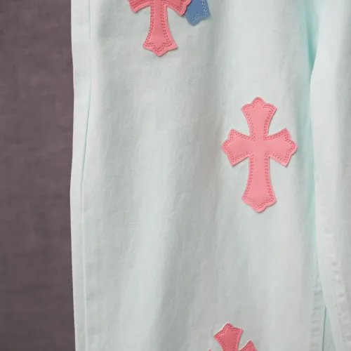 Cheap Chrome Hearts Jeans For Men #1430769 Replica Wholesale [$52.00 USD] [ITEM#1430769] on Replica Chrome Hearts Jeans