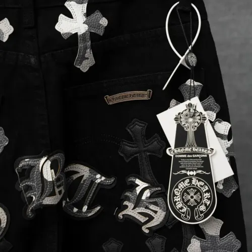 Cheap Chrome Hearts Jeans For Men #1430770 Replica Wholesale [$52.00 USD] [ITEM#1430770] on Replica Chrome Hearts Jeans