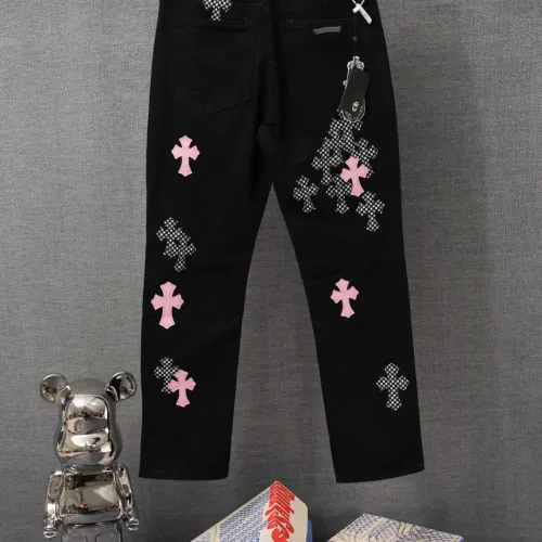 Cheap Chrome Hearts Jeans For Men #1430777 Replica Wholesale [$52.00 USD] [ITEM#1430777] on Replica Chrome Hearts Jeans