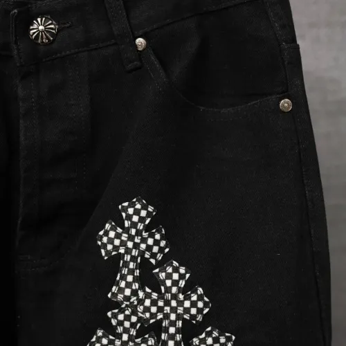 Cheap Chrome Hearts Jeans For Men #1430777 Replica Wholesale [$52.00 USD] [ITEM#1430777] on Replica Chrome Hearts Jeans