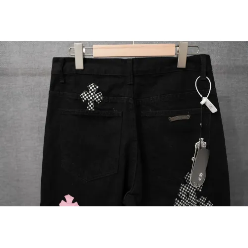 Cheap Chrome Hearts Jeans For Men #1430777 Replica Wholesale [$52.00 USD] [ITEM#1430777] on Replica Chrome Hearts Jeans