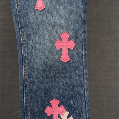 Cheap Chrome Hearts Jeans For Men #1430789 Replica Wholesale [$56.00 USD] [ITEM#1430789] on Replica Chrome Hearts Jeans