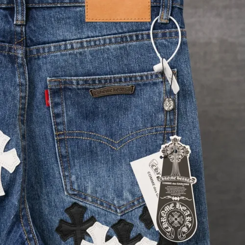 Cheap Chrome Hearts Jeans For Men #1430790 Replica Wholesale [$56.00 USD] [ITEM#1430790] on Replica Chrome Hearts Jeans