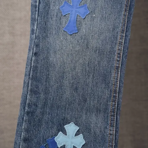 Cheap Chrome Hearts Jeans For Men #1430793 Replica Wholesale [$56.00 USD] [ITEM#1430793] on Replica Chrome Hearts Jeans