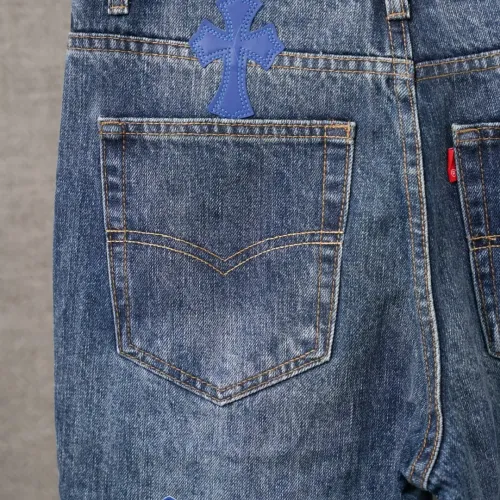 Cheap Chrome Hearts Jeans For Men #1430793 Replica Wholesale [$56.00 USD] [ITEM#1430793] on Replica Chrome Hearts Jeans