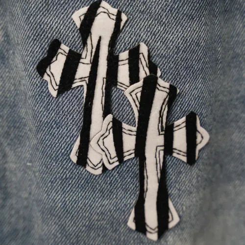 Cheap Chrome Hearts Jeans For Men #1430795 Replica Wholesale [$56.00 USD] [ITEM#1430795] on Replica Chrome Hearts Jeans