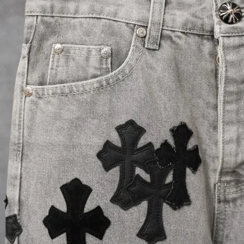 Cheap Chrome Hearts Jeans For Men #1430799 Replica Wholesale [$56.00 USD] [ITEM#1430799] on Replica Chrome Hearts Jeans
