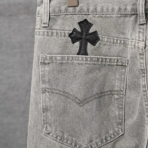 Cheap Chrome Hearts Jeans For Men #1430799 Replica Wholesale [$56.00 USD] [ITEM#1430799] on Replica Chrome Hearts Jeans