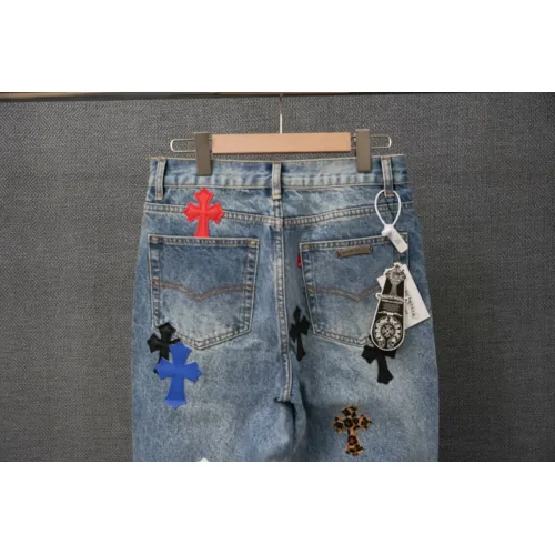 Cheap Chrome Hearts Jeans For Men #1430802 Replica Wholesale [$60.00 USD] [ITEM#1430802] on Replica Chrome Hearts Jeans