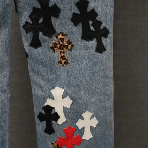 Cheap Chrome Hearts Jeans For Men #1430802 Replica Wholesale [$60.00 USD] [ITEM#1430802] on Replica Chrome Hearts Jeans