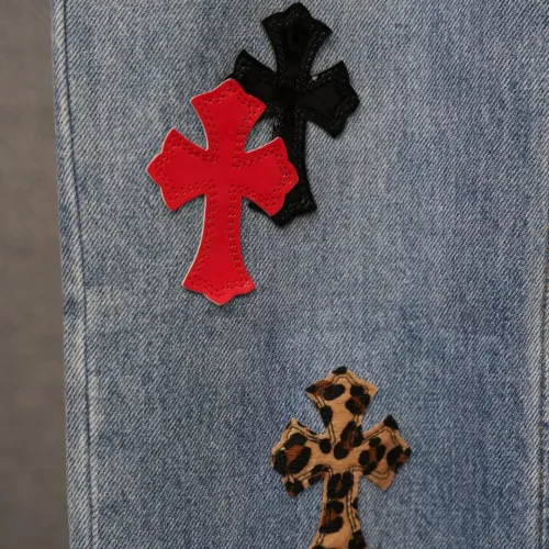 Cheap Chrome Hearts Jeans For Men #1430804 Replica Wholesale [$60.00 USD] [ITEM#1430804] on Replica Chrome Hearts Jeans