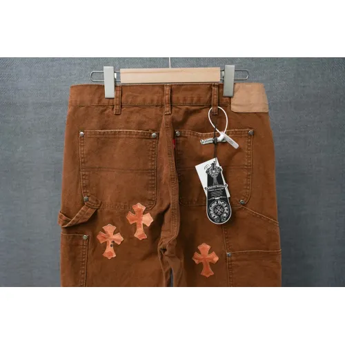 Cheap Chrome Hearts Jeans For Men #1430808 Replica Wholesale [$60.00 USD] [ITEM#1430808] on Replica Chrome Hearts Jeans