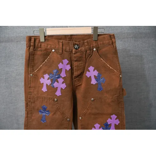 Cheap Chrome Hearts Jeans For Men #1430811 Replica Wholesale [$60.00 USD] [ITEM#1430811] on Replica Chrome Hearts Jeans