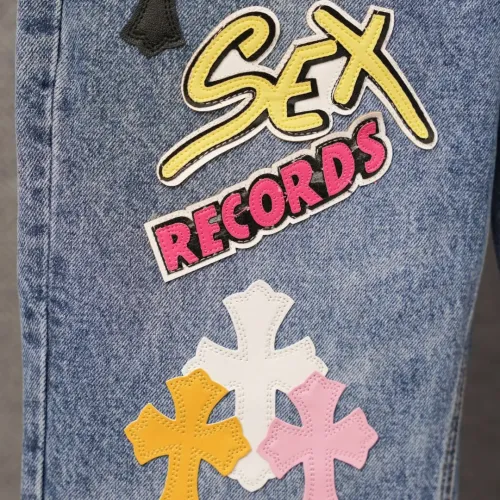 Cheap Chrome Hearts Jeans For Men #1430812 Replica Wholesale [$64.00 USD] [ITEM#1430812] on Replica Chrome Hearts Jeans