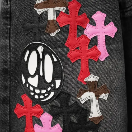Cheap Chrome Hearts Jeans For Men #1430813 Replica Wholesale [$60.00 USD] [ITEM#1430813] on Replica Chrome Hearts Jeans
