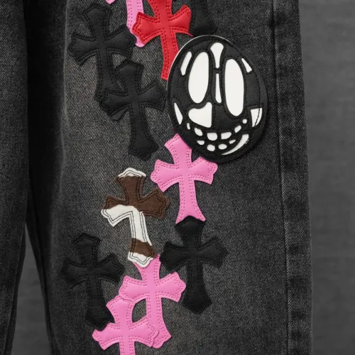 Cheap Chrome Hearts Jeans For Men #1430813 Replica Wholesale [$60.00 USD] [ITEM#1430813] on Replica Chrome Hearts Jeans