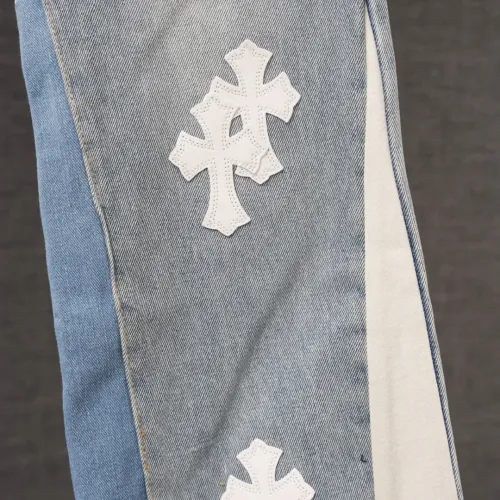 Cheap Chrome Hearts Jeans For Men #1430815 Replica Wholesale [$52.00 USD] [ITEM#1430815] on Replica Chrome Hearts Jeans