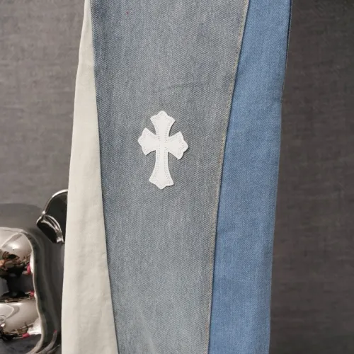 Cheap Chrome Hearts Jeans For Men #1430815 Replica Wholesale [$52.00 USD] [ITEM#1430815] on Replica Chrome Hearts Jeans