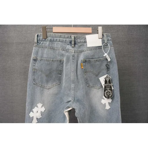 Cheap Chrome Hearts Jeans For Men #1430815 Replica Wholesale [$52.00 USD] [ITEM#1430815] on Replica Chrome Hearts Jeans