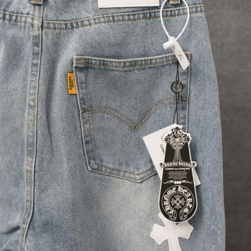 Cheap Chrome Hearts Jeans For Men #1430815 Replica Wholesale [$52.00 USD] [ITEM#1430815] on Replica Chrome Hearts Jeans