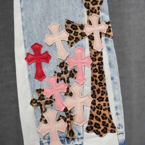 Cheap Chrome Hearts Jeans For Men #1430817 Replica Wholesale [$56.00 USD] [ITEM#1430817] on Replica Chrome Hearts Jeans