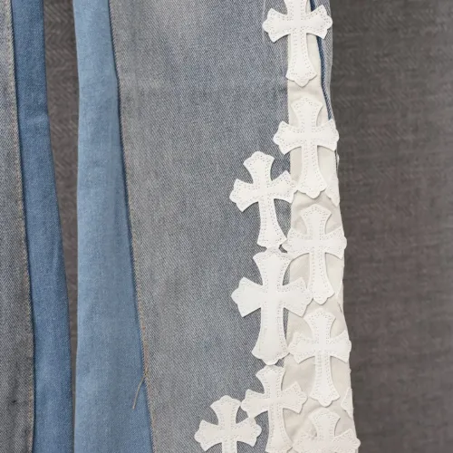 Cheap Chrome Hearts Jeans For Men #1430818 Replica Wholesale [$56.00 USD] [ITEM#1430818] on Replica Chrome Hearts Jeans