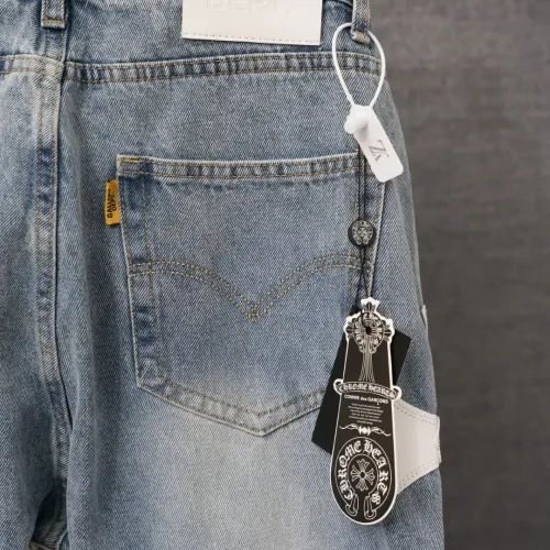 Cheap Chrome Hearts Jeans For Men #1430818 Replica Wholesale [$56.00 USD] [ITEM#1430818] on Replica Chrome Hearts Jeans