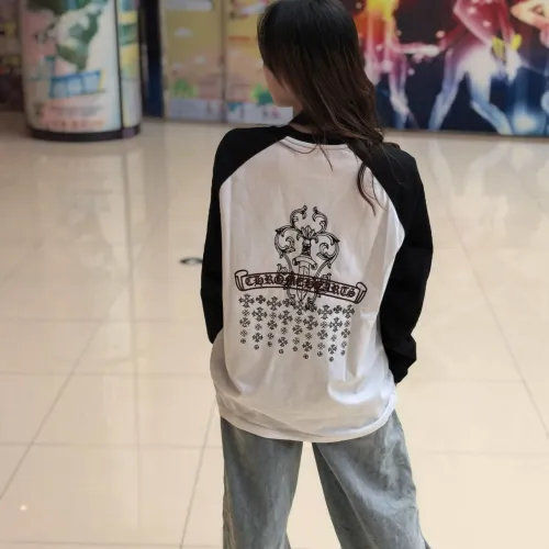 Cheap Chrome Hearts T-Shirts Long Sleeved For Unisex #1430822 Replica Wholesale [$38.00 USD] [ITEM#1430822] on Replica Chrome Hearts T-Shirts