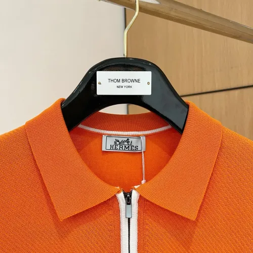 Cheap Hermes T-Shirts Short Sleeved For Men #1430841 Replica Wholesale [$56.00 USD] [ITEM#1430841] on Replica Hermes T-Shirts