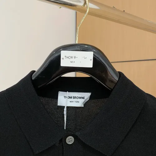 Cheap Thom Browne TB T-Shirts Short Sleeved For Men #1430850 Replica Wholesale [$56.00 USD] [ITEM#1430850] on Replica Thom Browne TB T-Shirts