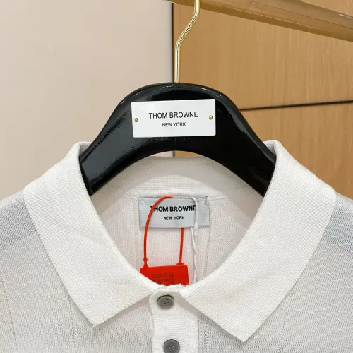 Cheap Thom Browne TB T-Shirts Short Sleeved For Men #1430857 Replica Wholesale [$56.00 USD] [ITEM#1430857] on Replica Thom Browne TB T-Shirts