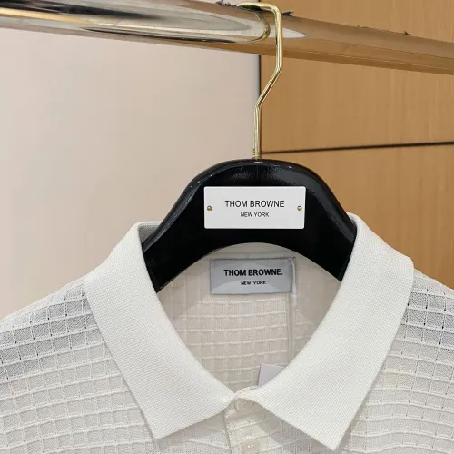 Cheap Thom Browne TB T-Shirts Short Sleeved For Men #1430859 Replica Wholesale [$56.00 USD] [ITEM#1430859] on Replica Thom Browne TB T-Shirts