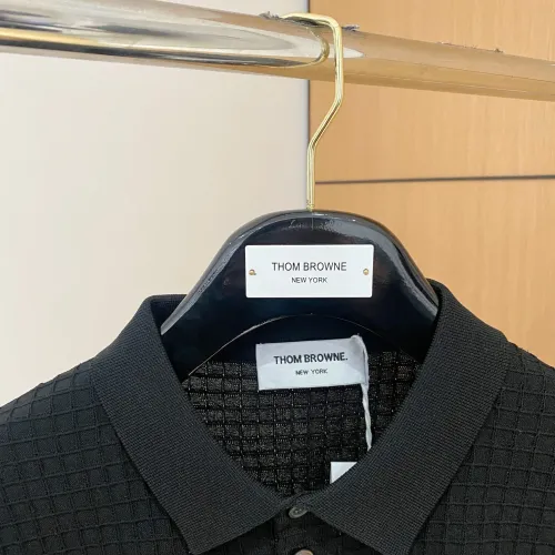 Cheap Thom Browne TB T-Shirts Short Sleeved For Men #1430860 Replica Wholesale [$56.00 USD] [ITEM#1430860] on Replica Thom Browne TB T-Shirts