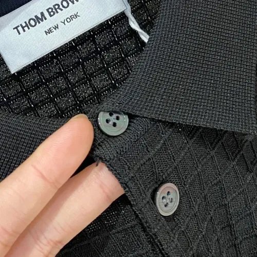 Cheap Thom Browne TB T-Shirts Short Sleeved For Men #1430860 Replica Wholesale [$56.00 USD] [ITEM#1430860] on Replica Thom Browne TB T-Shirts