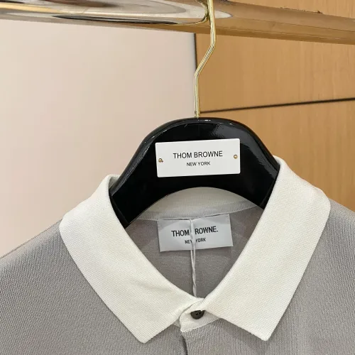 Cheap Thom Browne TB T-Shirts Short Sleeved For Men #1430864 Replica Wholesale [$56.00 USD] [ITEM#1430864] on Replica Thom Browne TB T-Shirts