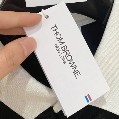 Cheap Thom Browne TB T-Shirts Short Sleeved For Men #1430868 Replica Wholesale [$56.00 USD] [ITEM#1430868] on Replica Thom Browne TB T-Shirts