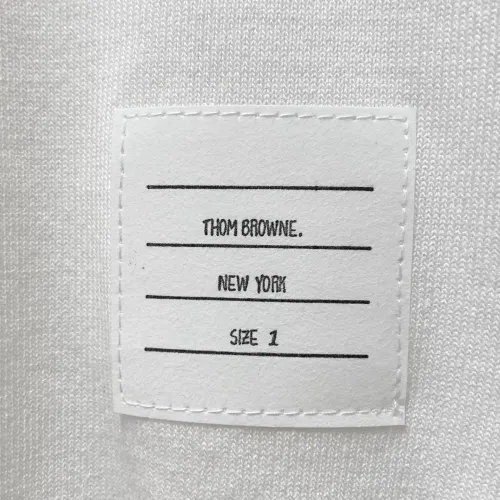 Cheap Thom Browne TB T-Shirts Short Sleeved For Men #1430874 Replica Wholesale [$52.00 USD] [ITEM#1430874] on Replica Thom Browne TB T-Shirts