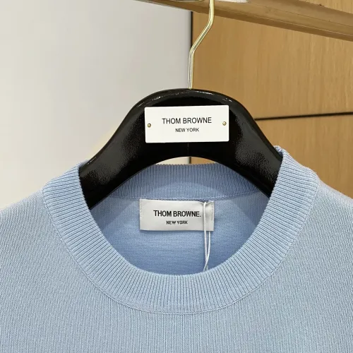 Cheap Thom Browne TB T-Shirts Short Sleeved For Men #1430875 Replica Wholesale [$52.00 USD] [ITEM#1430875] on Replica Thom Browne TB T-Shirts