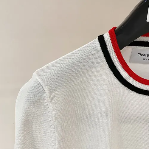 Cheap Thom Browne TB T-Shirts Short Sleeved For Men #1430880 Replica Wholesale [$52.00 USD] [ITEM#1430880] on Replica Thom Browne TB T-Shirts