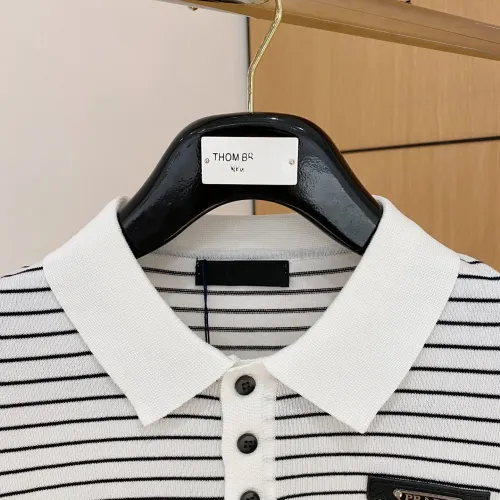 Cheap Prada T-Shirts Short Sleeved For Men #1430946 Replica Wholesale [$56.00 USD] [ITEM#1430946] on Replica Prada T-Shirts