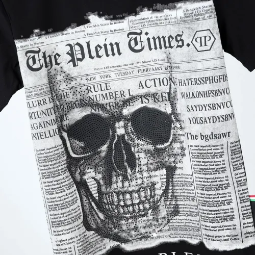 Cheap Philipp Plein PP T-Shirts Short Sleeved For Men #1431073 Replica Wholesale [$27.00 USD] [ITEM#1431073] on Replica Philipp Plein PP T-Shirts