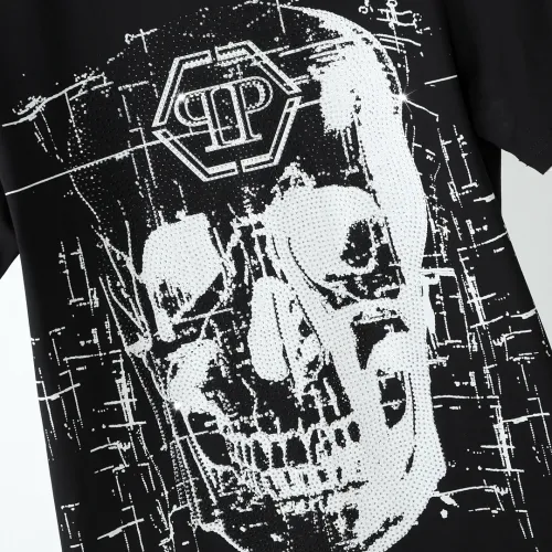 Cheap Philipp Plein PP T-Shirts Short Sleeved For Men #1431075 Replica Wholesale [$27.00 USD] [ITEM#1431075] on Replica Philipp Plein PP T-Shirts