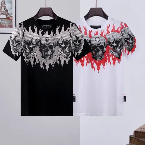 Cheap Philipp Plein PP T-Shirts Short Sleeved For Men #1431080 Replica Wholesale [$27.00 USD] [ITEM#1431080] on Replica Philipp Plein PP T-Shirts