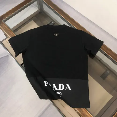 Cheap Prada T-Shirts Short Sleeved For Unisex #1431120 Replica Wholesale [$34.00 USD] [ITEM#1431120] on Replica Prada T-Shirts